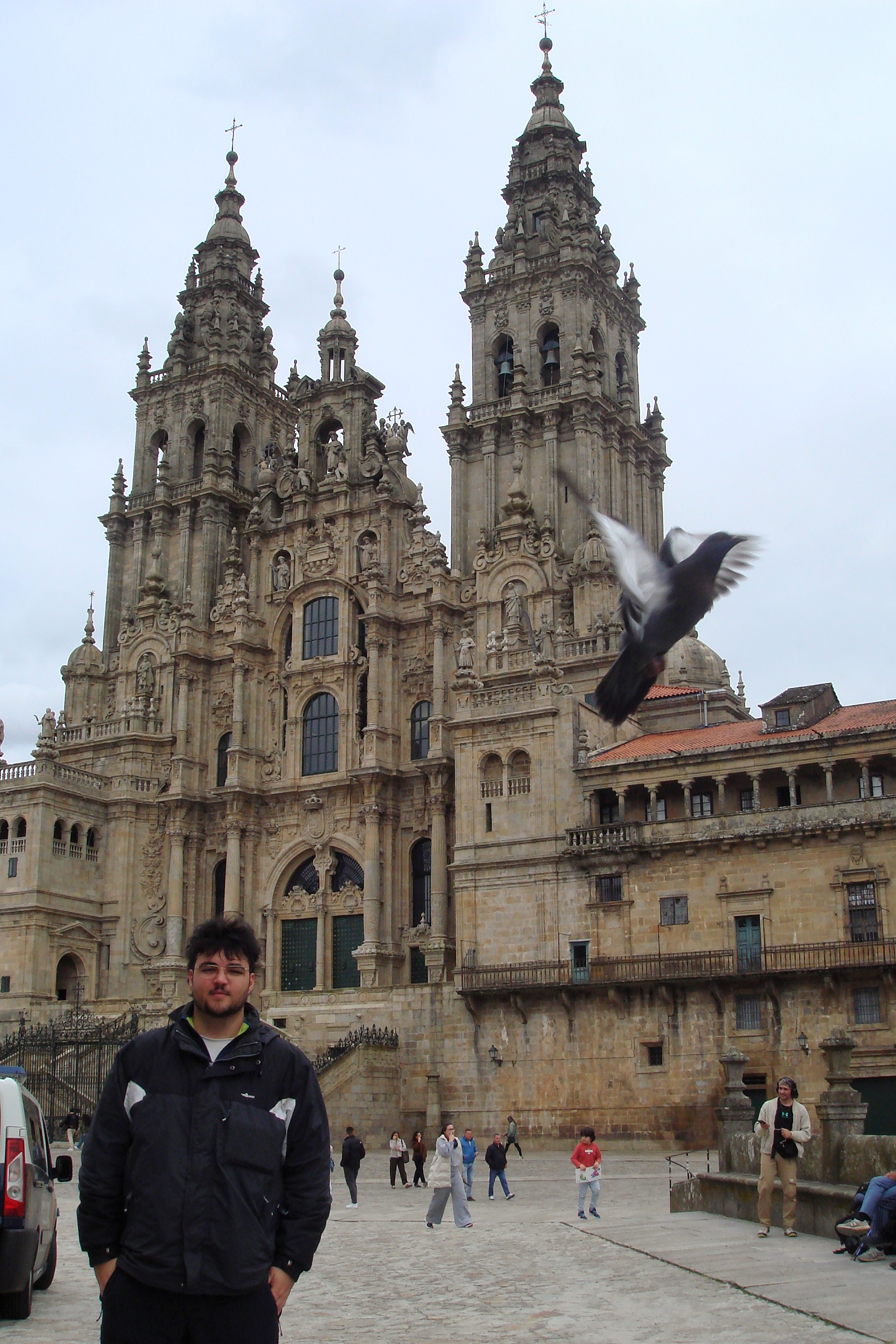 Adrián Pérez in Santiago de Compostela