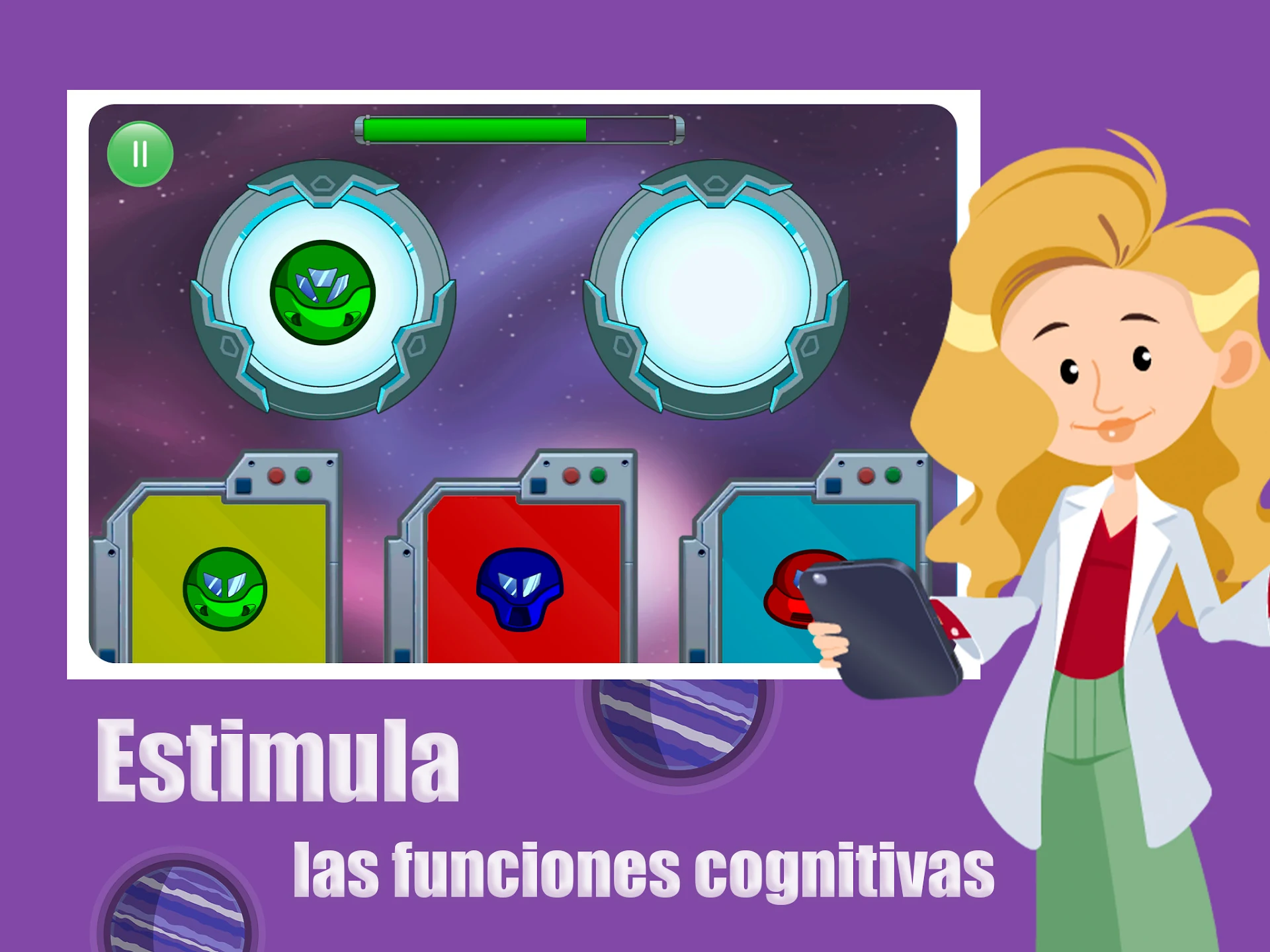 Cognitive training serious game